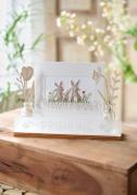 MP - Florales Frühling - Hasenfamilie