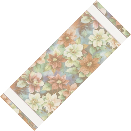 Vis à Vis - Fiori di Natale - Or-Multicolor Lurex