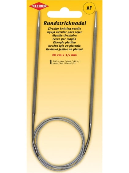Aiguilles à tricoter circulaires – 80 cm x 3,5 mm