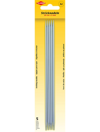 Aiguilles à tricoter à double pointe 3 mm