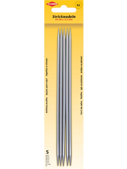 Aiguilles à tricoter à double pointe 3,5 mm