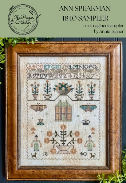 Ann Speakman 1840 Sampler