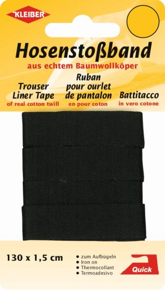 Ruban de doublure pour pantalon - Noir
