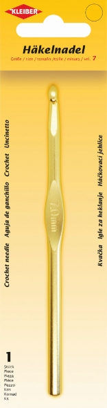 Aiguille à crochet dorée – 7 mm