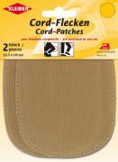 Patchs en velours côtelé - Beige