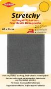 Tissu thermocollant extensible - Gris