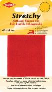 Tissu thermocollant extensible - Rouge