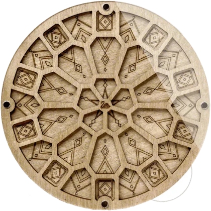 Boîte de rangement pour perles – Mandala géométrique