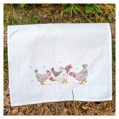 Torchon à vaisselle - Poulets