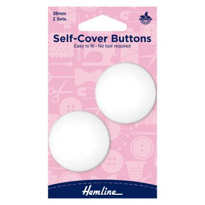 Boutons à recouvrir personnalisables - 38 mm