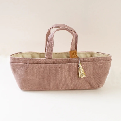 Mini Sac en Toile Cirée - Rose