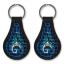 Porte-clés - Flamme bleue