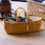 Mini Sac en Toile Cirée - Jaune