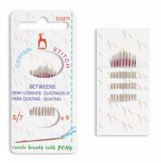 Aiguilles Certain Stitch pointues courtes - Tailles 5-6-7