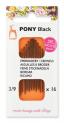 Aiguilles noires sans nickel - Taille 3/9