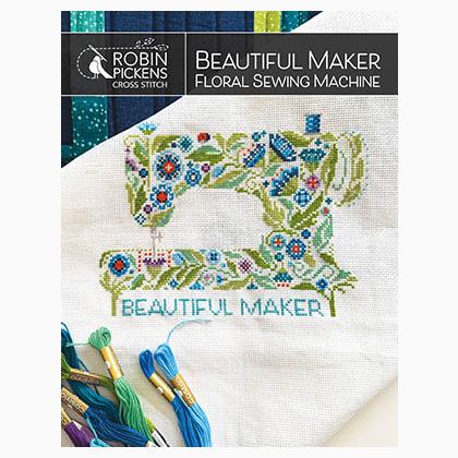 Beautiful Maker Floral Sewing Machine