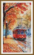 Tram en Automne