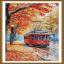 Tram en Automne
