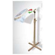 Support de broderie réglable en bois avec base