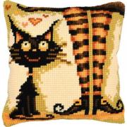 Coussin - Chat Adore Sorcière
