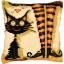 Coussin - Chat Adore Sorcière