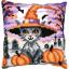 Coussin - Chat d'Halloween