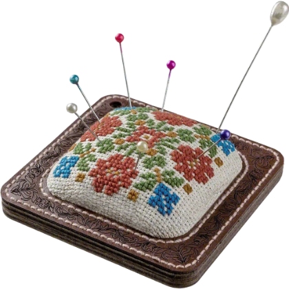 Pincushion - Ornement floral
