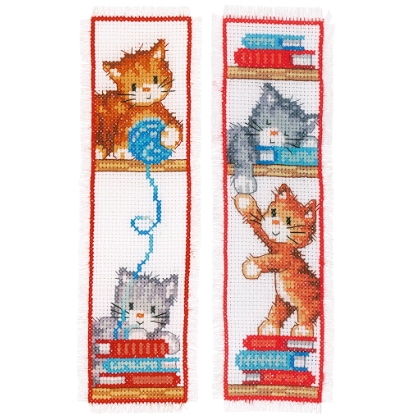 Marquepage - Chatons joueurs (2)