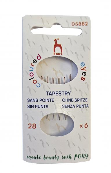 Aiguilles à point de croix et tapisserie - taille 28
