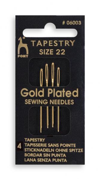 Aiguilles à tapisserie/broderie - taille 22