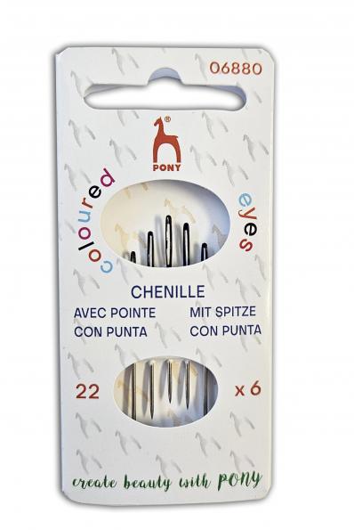 Aiguilles à chenille/laine - taille 22