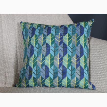 Coussin - Blue leavel
