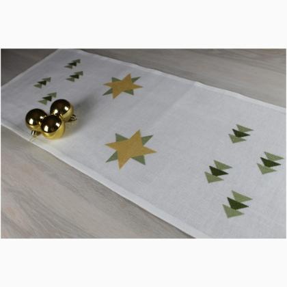 Chemin de table - Trees and Stars