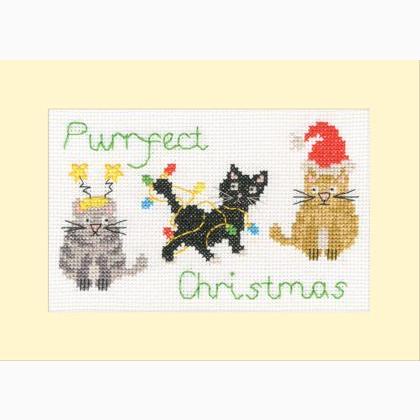 Purrfect Christmas - Christmas Card