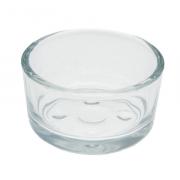 Photophore en verre pour bougies et mini décorations