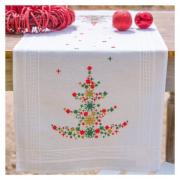 Chemin de Table - Arbre de Noël avec Décoration