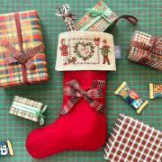 Chaussette de Noël – «Noël écossais» – Aïda
