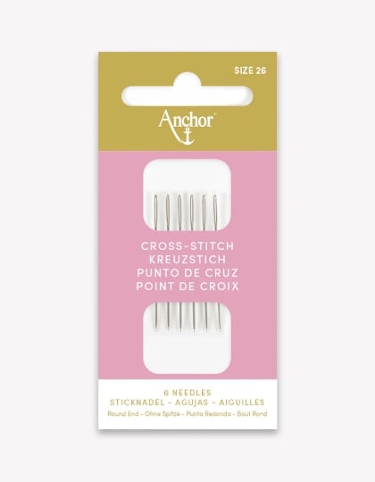 Aiguilles pour point de croix Anchor - Mis. 26