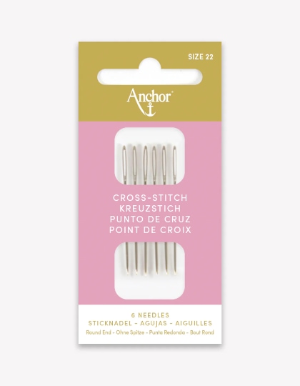 Aiguilles pour point de croix Anchor - Mis. 22