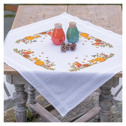 Nappe - Animaux de la forêt en automne