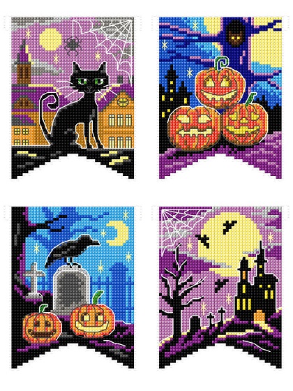 Drapeaux d\'Halloween (4)