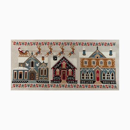 Ornamented Christmas Houses