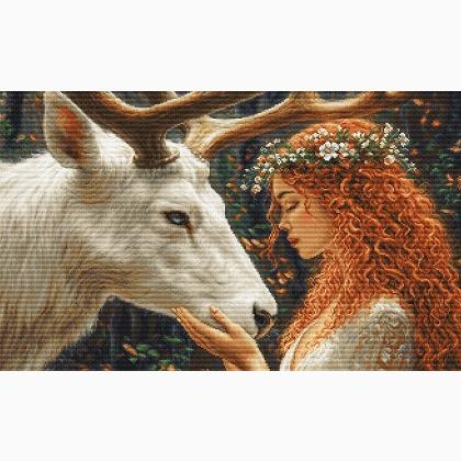 The Gentle Spirit of the Forest - Petit Point