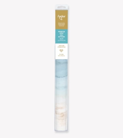 Aïda imprimée 14 ct - Mer