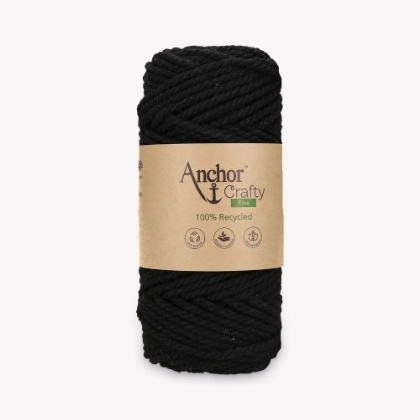 Anchor Crafty Fine - Noir 00120