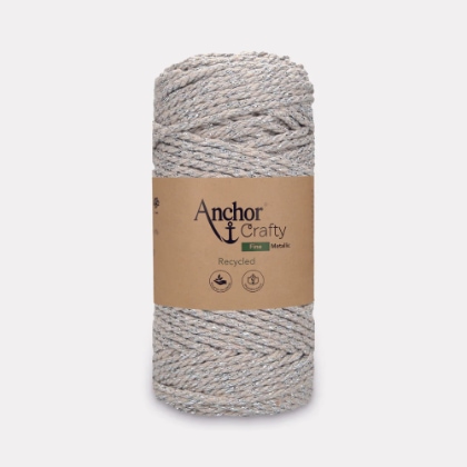 Anchor Crafty Fine Metallic - Blanco 00500