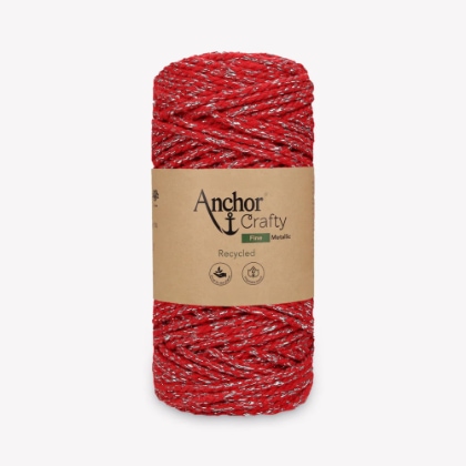 Anchor Crafty Fine Metallic - Rouge 00503
