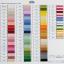 Nuancier couleurs Cordonnet - Coton pour dentelles (DMC 151-19)