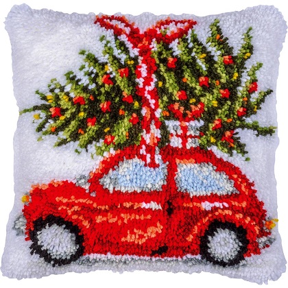 Coussin - Voiture de Noël