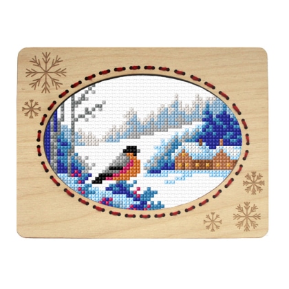 Paysage avec oiseau